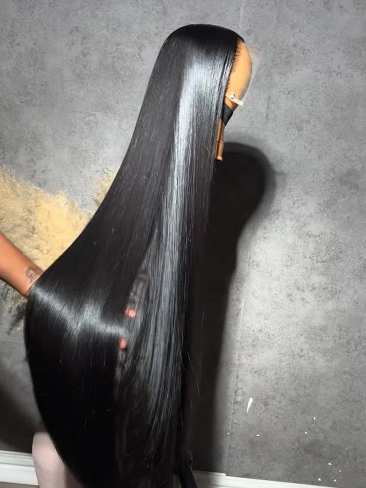 36 38 40 Inch Bone Straight 13x4 Lace Front Wig Human Hair Lace Front Human Hair