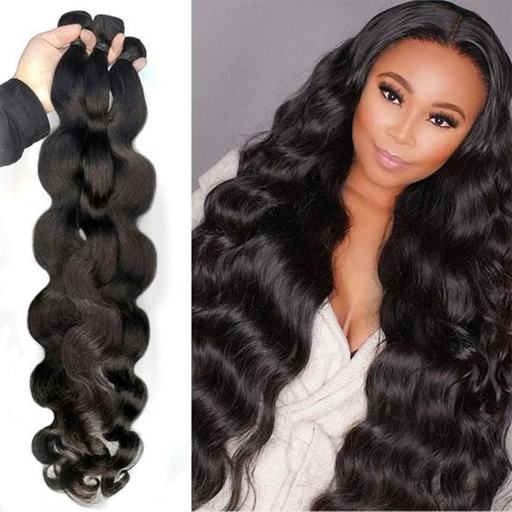 Body Wave Human Hair Bundles Brazilian Raw Human Hair