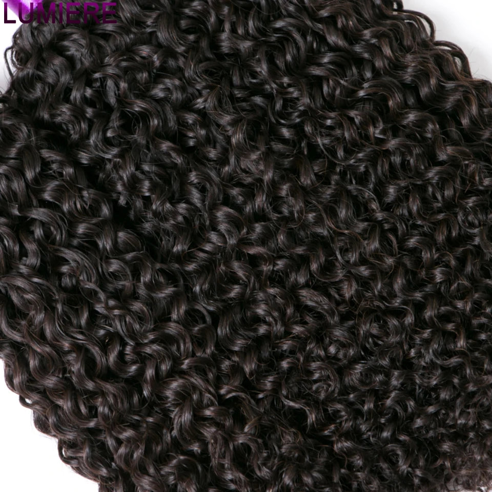 12A Afro Kinky Curly Human Hair 1/3/4 Bundles Deal 30 40 Inch Loose Deep  Curly Bundle HAIR