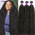 12A Afro Kinky Curly Human Hair 1/3/4 Bundles Deal 30 40 Inch Loose Deep  Curly Bundle HAIR