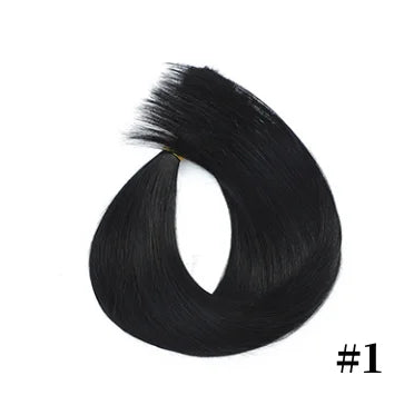 Clips In Human Hair Extensions 100% Real Human Hair Weft 7Pcs Clip in Natural hair
