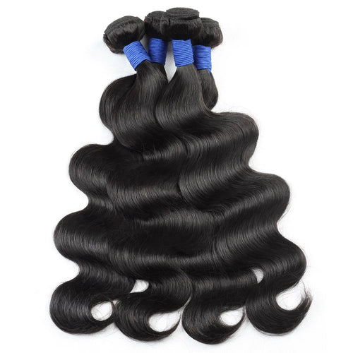 38 40 Inch Body Wave 3 4 Bundles Brazilian Remy Unprocessed Human Hair Wavy Doule Drawn Bundles