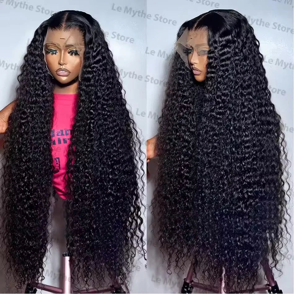 Wear and Go Glueless Wigs Deep Wave Human Hair Pre Plucked 13x4 Wet and Wavy Kinky
