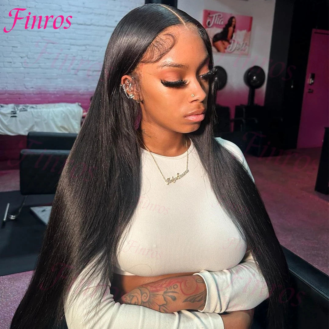 Hair 13x6 HD Lace 13x4 Transparent Frontal Wigs Pre Plucked For Black Women