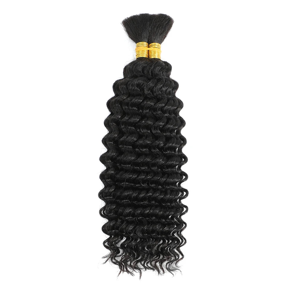 P4/27 Highligt Deep Wave Bulk Human Hair Braiding Blonde Curly Brazilian Human Hair