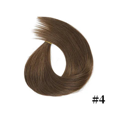 Clips In Human Hair Extensions 100% Real Human Hair Weft 7Pcs Clip in Natural hair