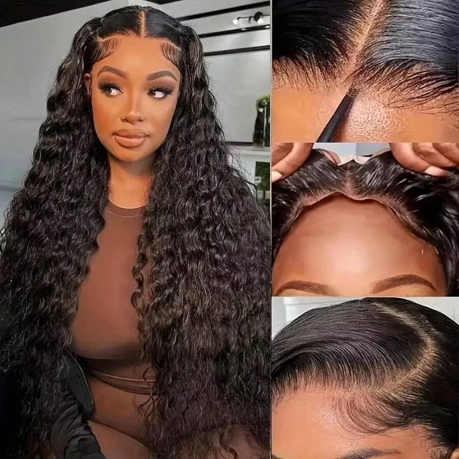 Deep Wave 13x6 HD Glueless Wear And Go Wigs 100% Human Hair