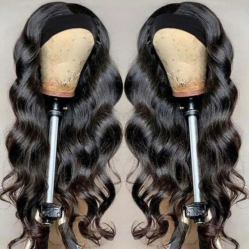 30 40 Inch Headband Wig Human Hair Body Wave Wig 200% Density Remy Human Hair Wigs