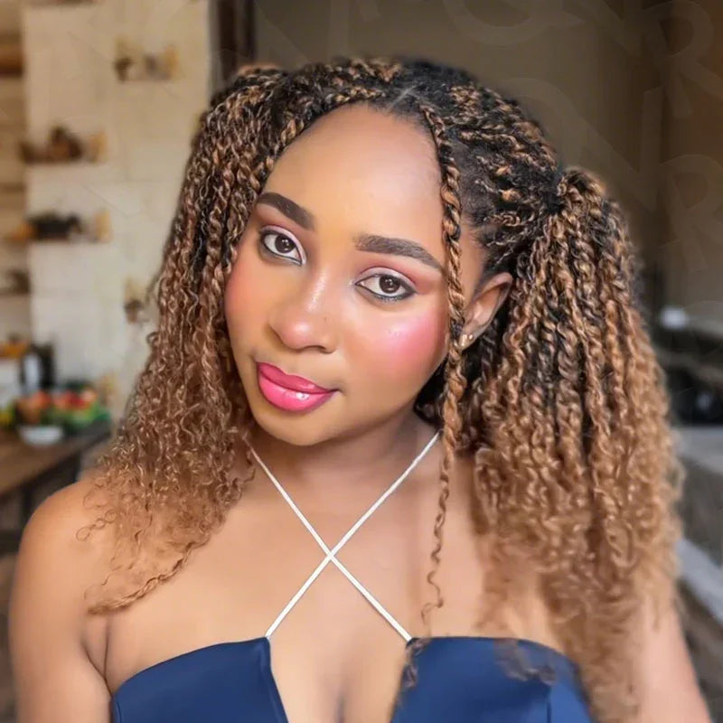 QVR Afro Kinky Bulk Hair No Attachment QVR Afro Curly Bulk Human Hair