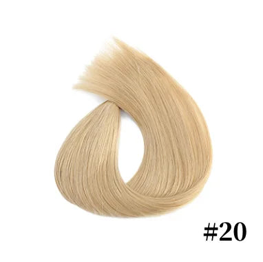 Clips In Human Hair Extensions 100% Real Human Hair Weft 7Pcs Clip in Natural hair