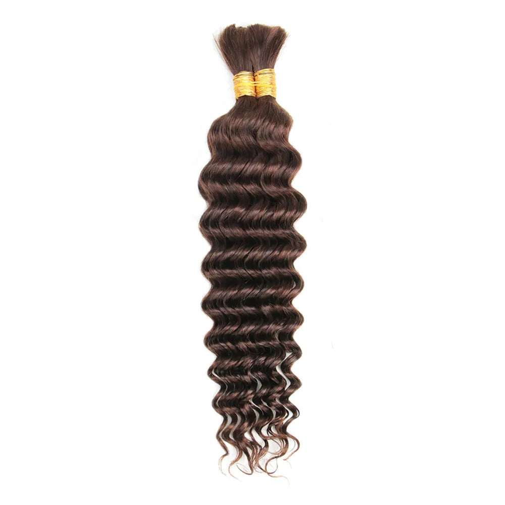 P4/27 Highligt Deep Wave Bulk Human Hair Braiding Blonde Curly Brazilian Human Hair