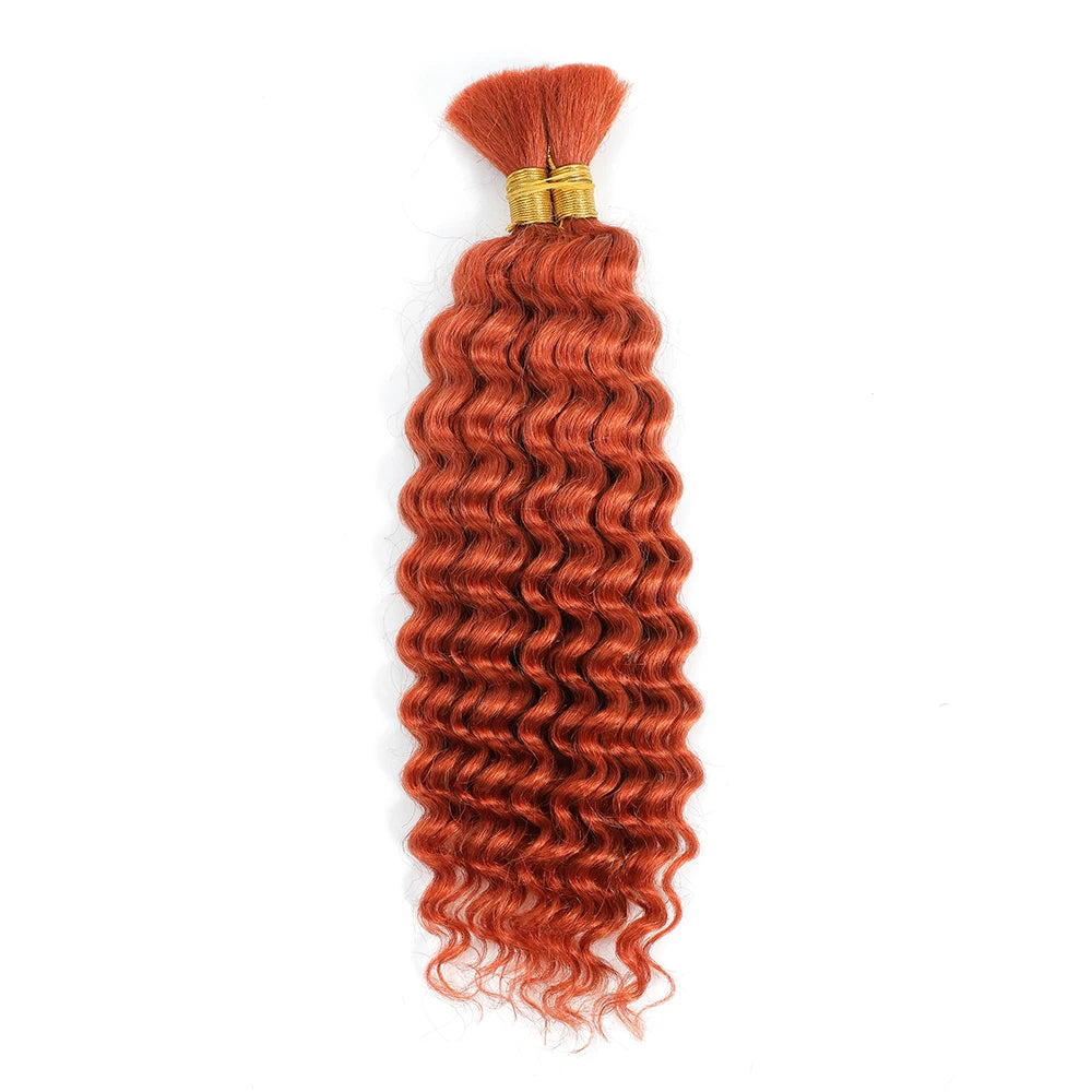 Deep Wave Bulk Human Hair for Braiding No Weft Human Braiding Hair