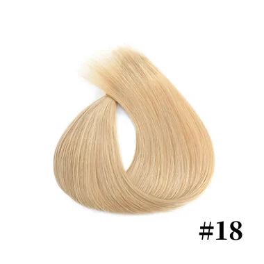 Clips In Human Hair Extensions 100% Real Human Hair Weft 7Pcs Clip in Natural hair