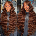 13x4 Brown Lace Front Human Hair Wigs