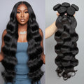 38 40 Inch Body Wave 3 4 Bundles Brazilian Remy Unprocessed Human Hair Wavy Doule Drawn Bundles