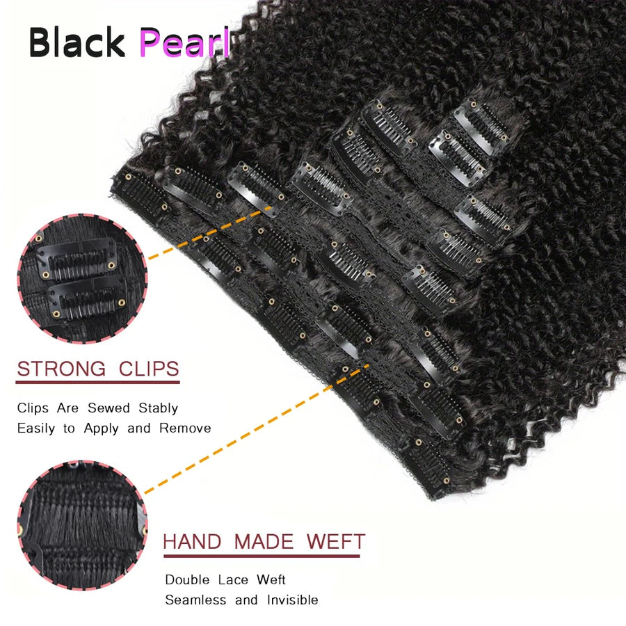Achieve Salon-Perfect Voluminous Curls with Black Pearl Jerry Curly